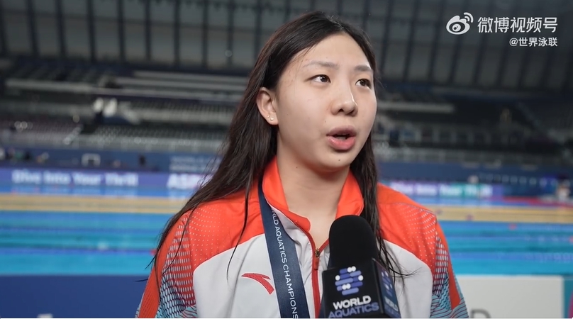 多哈世锦赛唐钱婷夺得女子100米蛙泳冠军，中国