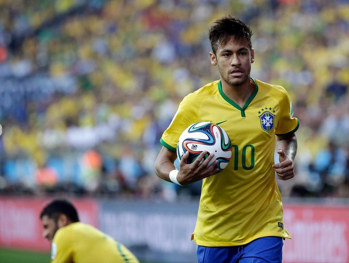 内马尔闪耀世界杯巴西3-1力克克罗地亚